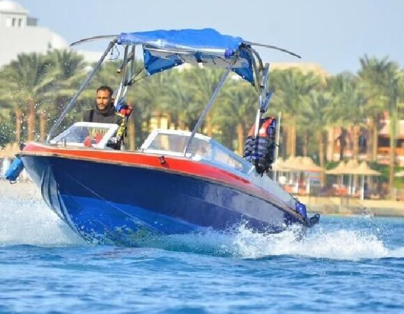 Private spead boat Rental to Dolphin House or Orange Bay Island from Hurghada [€150]