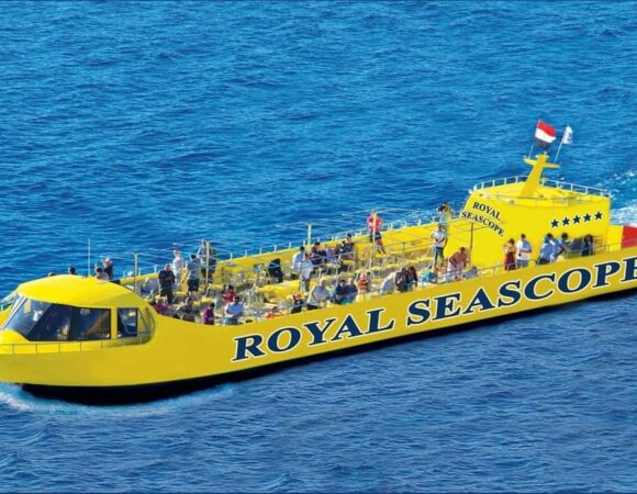 Excursion on Glass Bottom Boat from Hurghada, Red Sea Royal Sea Scope[€10]