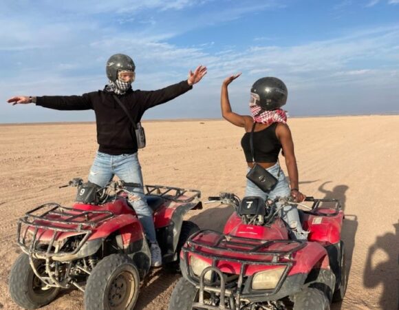 3 Hour quad bike safari & camel ride in Hurghada [15€]