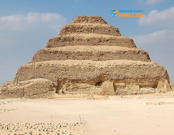 Saqqara & Djoser pyramids with Giza Pyramids and Sphinx from Hurghada from [€100]